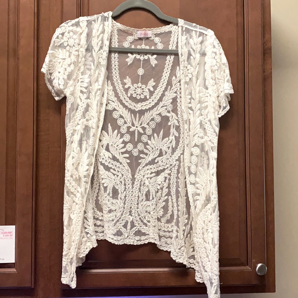 Pixley Lace Cardigan, Small